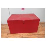 Wood Chest w/ Organizer Tray 18x28x16