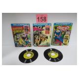 1970's Marvel Mismatched Comics & Records