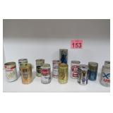 Vtg Collector Beer Cans - Schmidt's. Bud & More