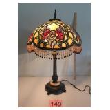 Tiffany Style Parlor Lamp 31' Tall