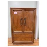 Mid-Century Modern Wood Wardrobe 19x38x60