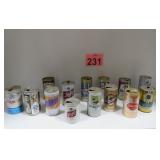 Vtg Collector Beer Cans