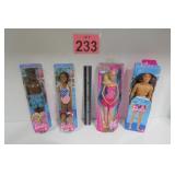 Lot Of 4 Barbies - NIB