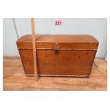 Antique Wood Trunk 18x33x20'