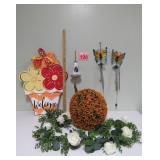 Faux Flowers, Wind Chimes & More