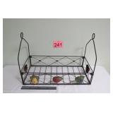 Metal Hanging Display w/ Fruit Accents 12x25x18