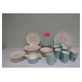 53pc Homer Laughlin Dishes - Orbit Vista