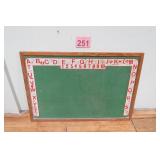 Double Sided Chalk Board 26x37'