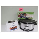 Slow Cooker, Bagel Toaster & Slicer