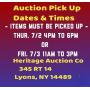 H.A.C. July 1st Online Auction