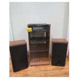 Rolling Stereo / Case w/ Technics Speakers