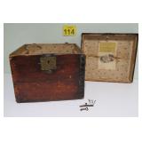 Rochester, NY Antique Travel Trunk 15x16x14'