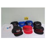 Group Of Racing Ball Caps / Hats