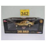 24kt Gold Plated 50th Ann NASCAR Die Cast Car