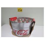Coca-Cola Party Tin w/ 12 Bottles