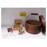 Pantry Box - Vtg Marbles - Norleans Figure & More