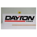 Dayton Tires Metal Sign 16'x54' w/ Box