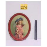 Early 1900's 'A Lady Of Quality' Metal Adv. Tray