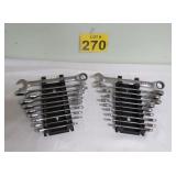 Ratcheting Wrench Sets - Metric & ASE