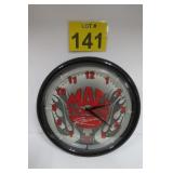 Mac Tools Clock - Works (Needs Cord For Light)