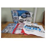 3 Large Vinyl Race Banners 3' x 10'