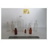 Vintage Glass Medicine Bottles