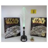 Star Wars Hallmark Fiber Optic w/ Sound & Books