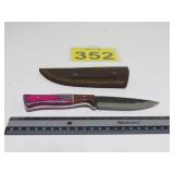 New 8' Damascus Steel w/ Sheath