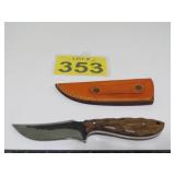 New 8' Damascus Steel w/ Sheath