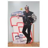 Dale Earnhardt Busch Beer Cardboard Cutout 68' T