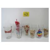 Vintage Collector Glasses Coca-Cola, Bud & More