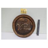 Vtg Old Vienna Wall Hanging - Hard Plastic