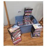Bin Of DVD Movies 150+