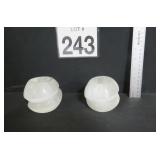 Selenite Candle Holders
