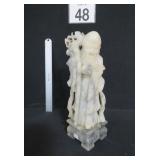 Carved Stone 'Shou Xing Weng' 12' Statue
