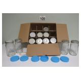 Box Of Mason Jars w/ Lids