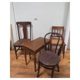 Vintage Wood Chairs - Mixed