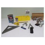 Mitre Box, Squares, Knives