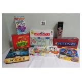 Game Lot w/ Life, Monopoly & More