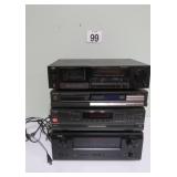 Stero Receiver, CD & Cassette Decks