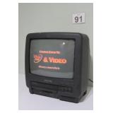 Panasonic TV w/ VHS Player - Tested