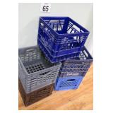 Group Of 5 Milk Crates
