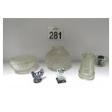 Glass Rooter - Lazer Crystal, Vtg Wind Mill & More