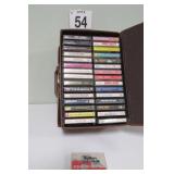 Double Sided Case w/ 60 Cassette Tapes