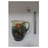 Antique Hand Painted Pitcher 8' Tall
