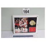 Micheal Jordan Photo Plaque 12x15'