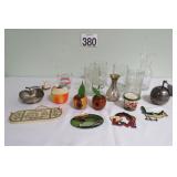 Apple S&P Set, Pewter - Etched Mugs & More