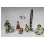 Vtg Porcelain Figurines