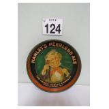Vtg Hanley's Peerless Ale 12' Metal Beer Tray
