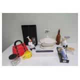 Kitchen w/ Vtg Purse Cookie Jar & More